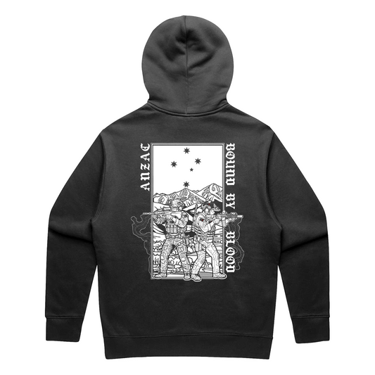 ANZAC - Bound By Blood | RELAX HOODIE | WAR PIG Productions