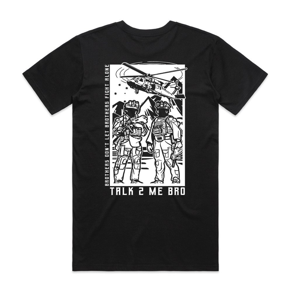 Talk 2 Me Bro - Standard T-Shirt | WAR PIG Productions