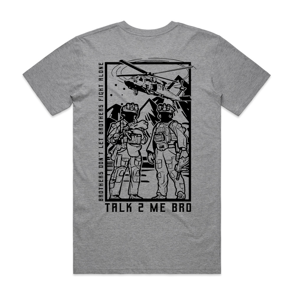 Talk 2 Me Bro - Standard T-Shirt | WAR PIG Productions