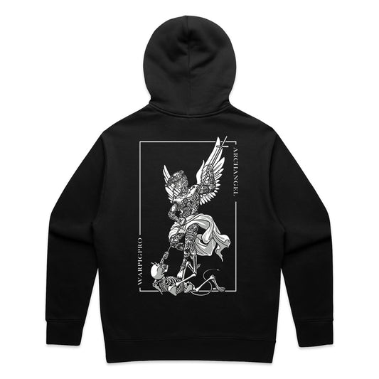 St. Michael Military - Heavy Hoodie | WAR PIG Productions