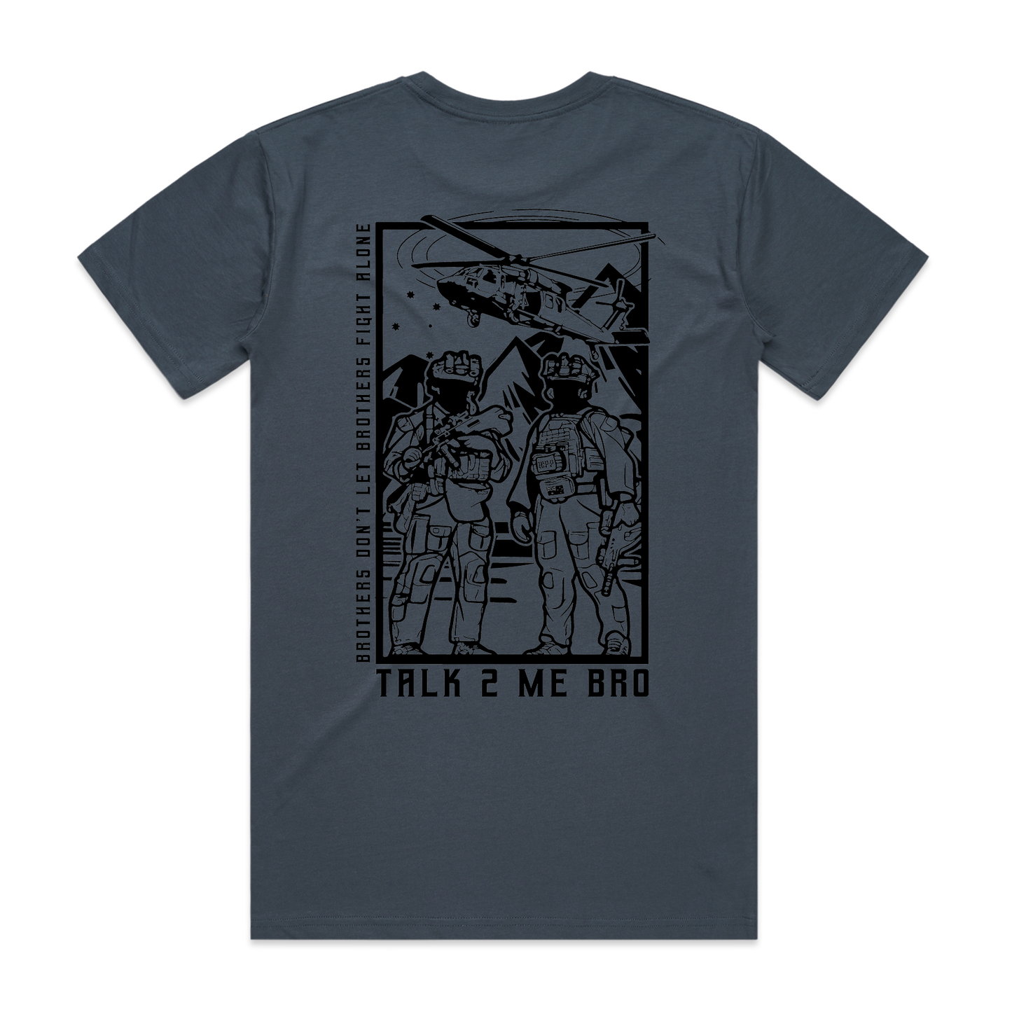 Talk 2 Me Bro - Standard T-Shirt | WAR PIG Productions