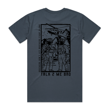 Talk 2 Me Bro - Standard T-Shirt | WAR PIG Productions