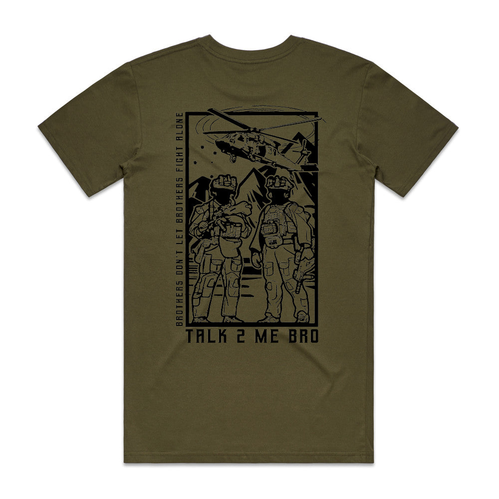 Talk 2 Me Bro - Standard T-Shirt | WAR PIG Productions