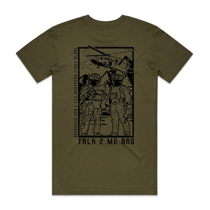 Talk 2 Me Bro - Standard T-Shirt | WAR PIG Productions